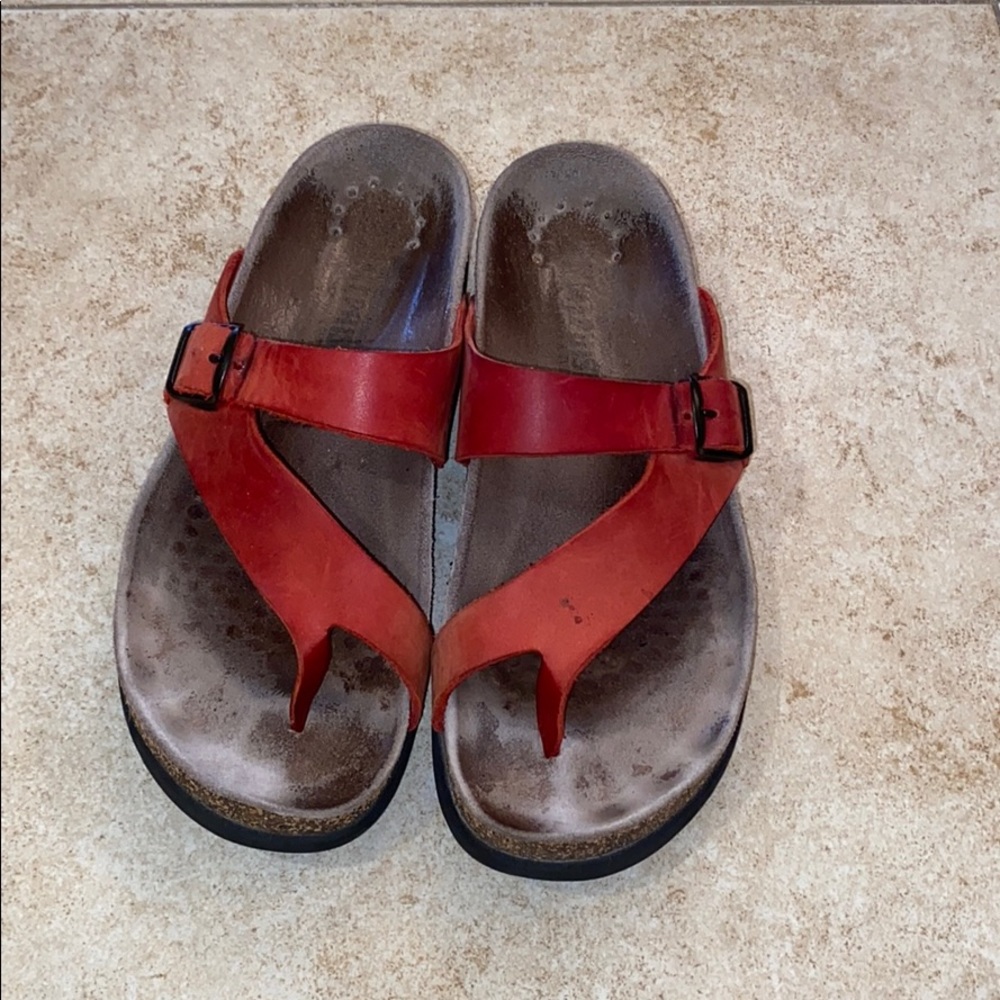 Red Mephisto Helen sandal
